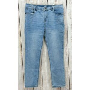 Art Class Husky Blue Jeans Tag Size 18 (34x29)‎ Mid Rise Skinny Stretch Denim